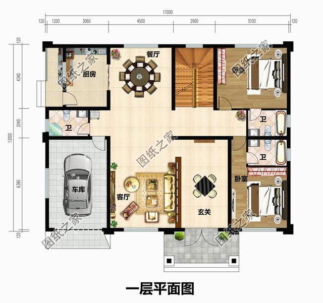3款歐式風格鄉(xiāng)村別墅效果圖，適合農村建房的你，有全套圖紙