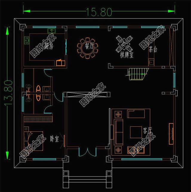 3款歐式風格鄉(xiāng)村別墅效果圖，適合農村建房的你，有全套圖紙