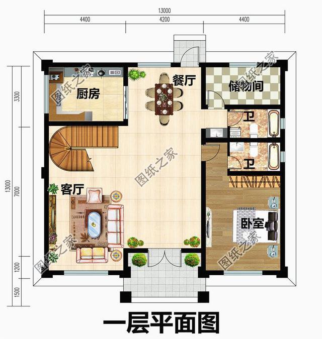 獨(dú)棟三層別墅設(shè)計(jì)圖，建成太氣派，讓鄰居羨慕去吧