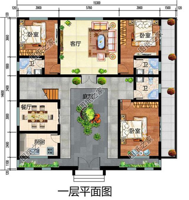 三款農(nóng)村自建小四合院圖，這才是咱們老百姓該住的房子，太美了