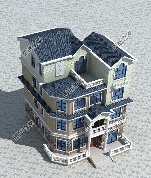 120平普通農(nóng)村建房設計圖，造型完美，農(nóng)村建房最明確的選擇