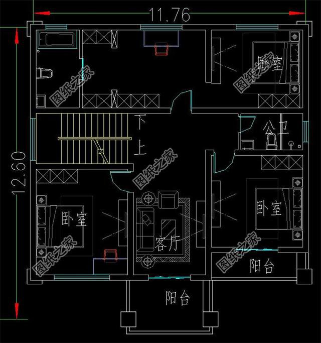 2024年新款三層別墅設(shè)計圖紙，功能齊全，讓農(nóng)村房屋變的不在普通