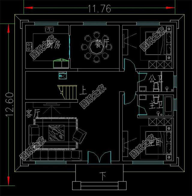 2024年新款三層別墅設(shè)計圖紙，功能齊全，讓農(nóng)村房屋變的不在普通