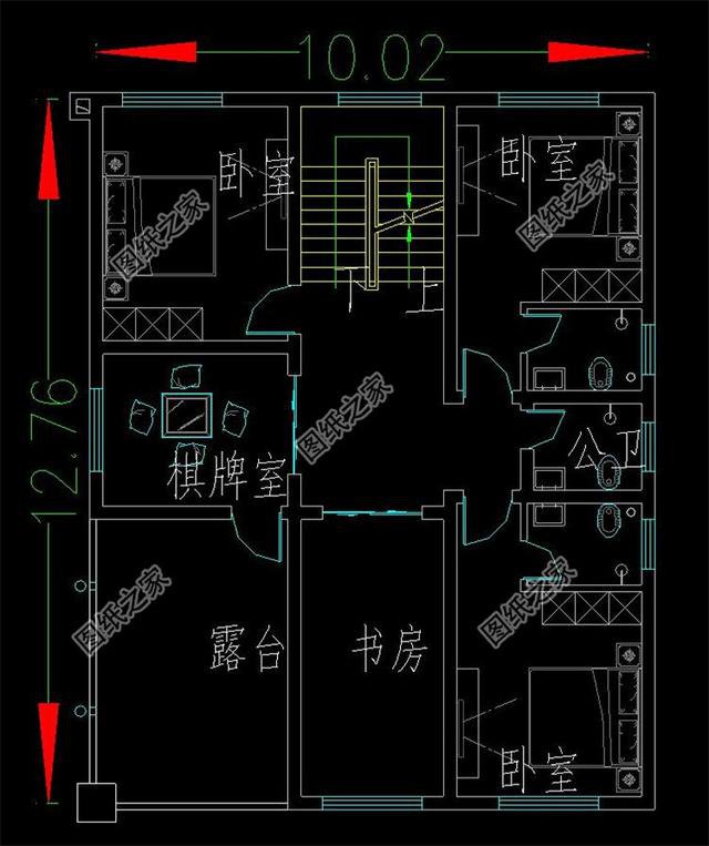 10*12農(nóng)村鄉(xiāng)村自建房戶型圖，看看哪套深入你心