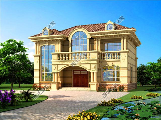 四款簡單又好看的二層磚混別墅設(shè)計效果圖，沒有中意的算我輸