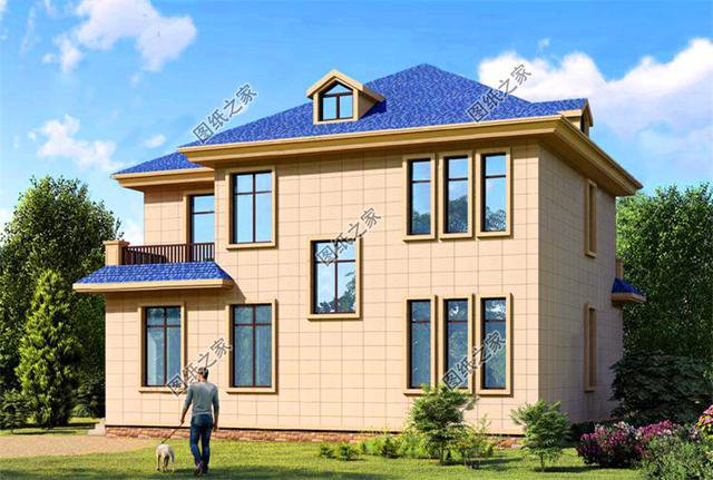 四款簡單又好看的二層磚混別墅設(shè)計效果圖，沒有中意的算我輸