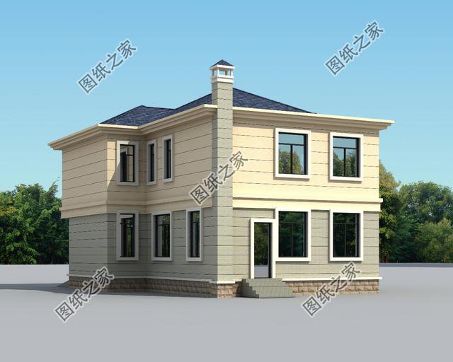 二層120平復(fù)式樓房圖，氣派經(jīng)典設(shè)計，內(nèi)部空間感爆棚