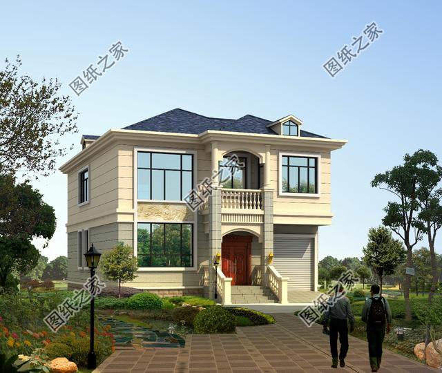 二層120平復(fù)式樓房圖，氣派經(jīng)典設(shè)計，內(nèi)部空間感爆棚