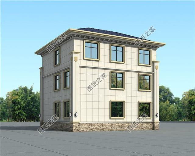 好看三間三層房屋圖，戶型住著舒服，這才是建房的好選擇