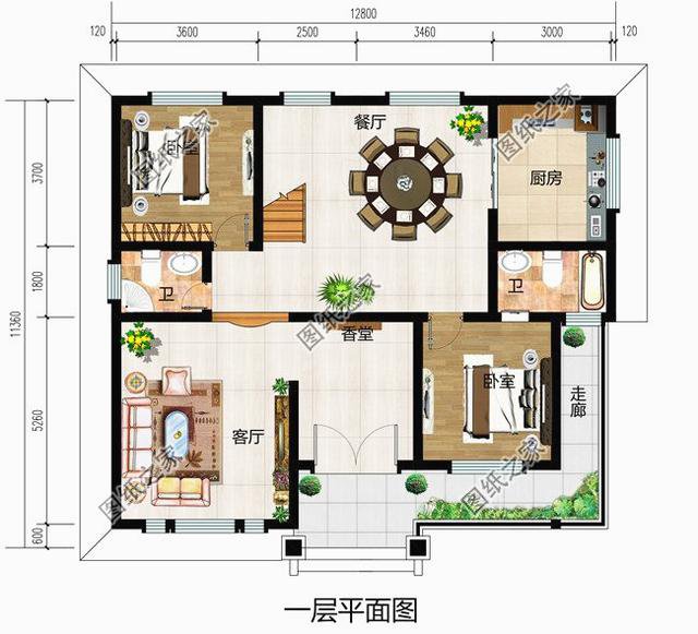 農(nóng)村房屋布局設(shè)計(jì)圖，不僅美觀，而且建起來氣場全開