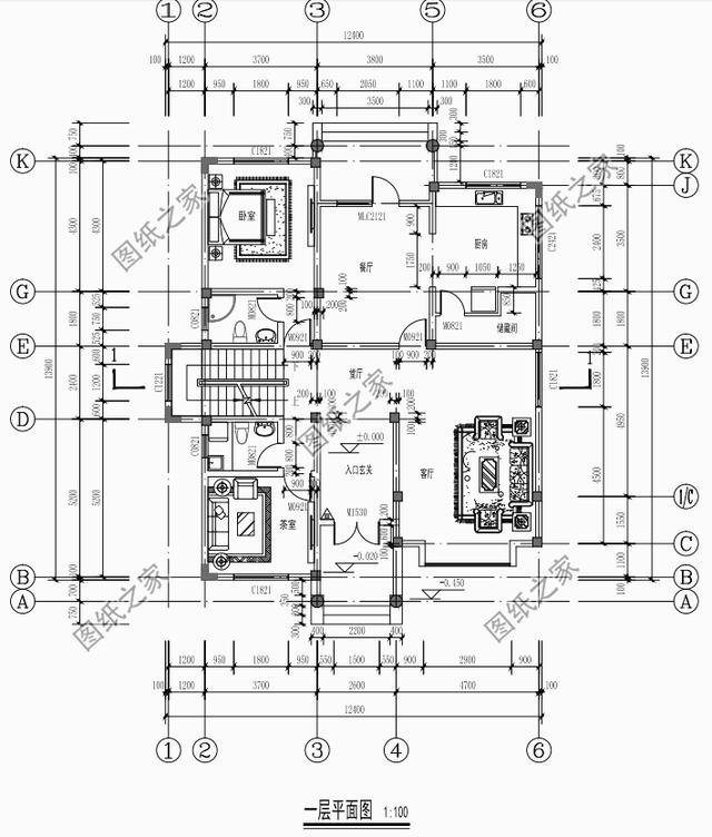 農(nóng)村自建房別墅圖紙，一二三層都有，棟棟精美過(guò)城市的別墅