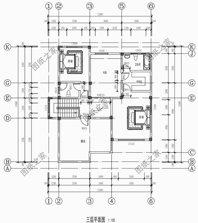 農(nóng)村自建房別墅圖紙，一二三層都有，棟棟精美過(guò)城市的別墅