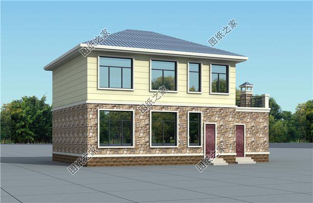 農(nóng)村自建二層磚混結(jié)構(gòu)小別墅，回家鄉(xiāng)建一棟倍有面