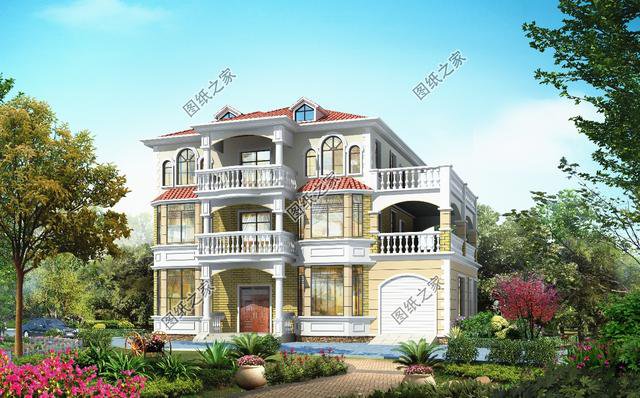 農(nóng)村四開間樓房戶型圖，獨特的空間配置合理更舒適