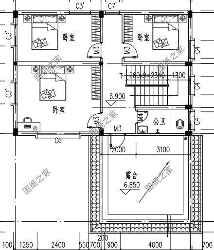 徽派建筑三層別墅設(shè)計圖，讓農(nóng)村房屋變的不在普通