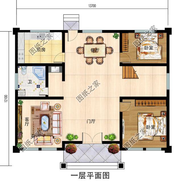 3套農(nóng)村二層別墅挑空客廳，還在擔心建不出好房子？