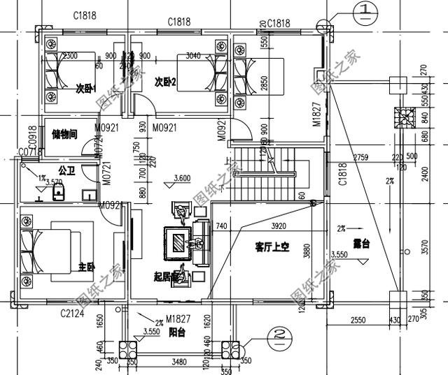這3套二層復(fù)式房子設(shè)計圖，滿足我對家的所有向往