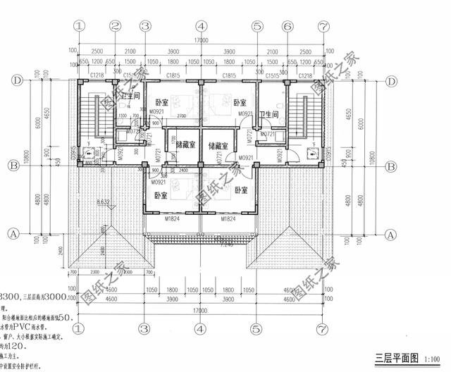 18米開間三層雙拼別墅效果圖，兩個孩子一起建，好好享受老年生活