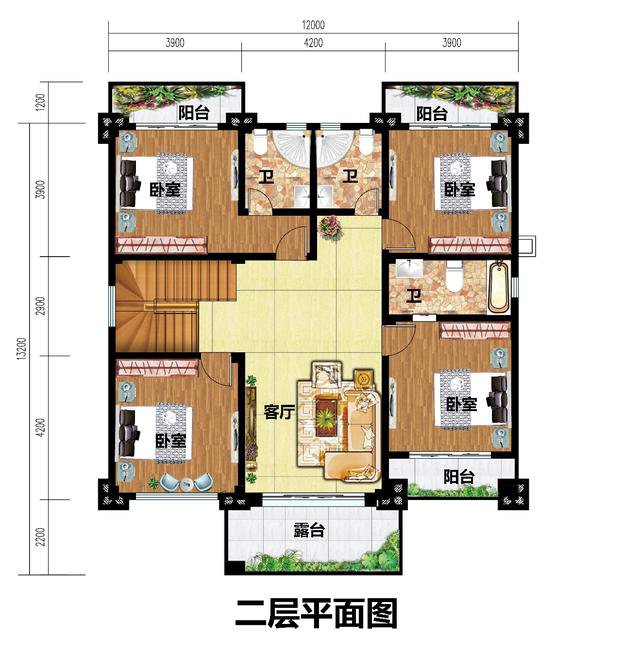 農(nóng)村三間房子設計圖，這樣的建起來的房子真實用