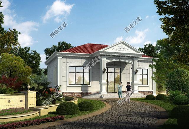 四套農(nóng)村自建一層平房設計圖，戶型周正，讓人建了還想建