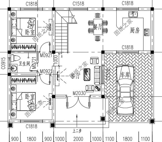 農(nóng)村二層樓房設計平面圖，有全套圖紙，全方位回歸自然生活