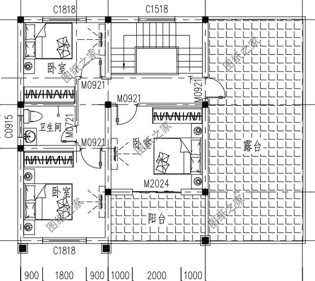 農(nóng)村二層樓房設計平面圖，有全套圖紙，全方位回歸自然生活