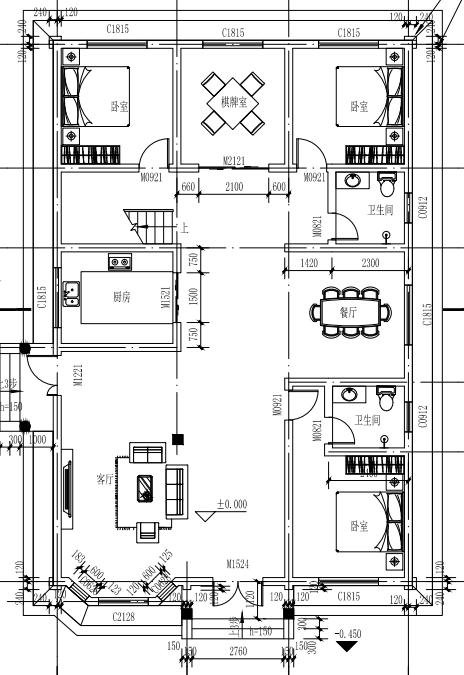 農(nóng)村二層樓房設計平面圖，有全套圖紙，全方位回歸自然生活