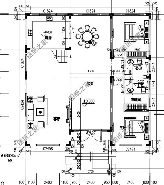 最新款農(nóng)村三層半別墅圖紙，必將成為農(nóng)村里數(shù)一數(shù)二的人