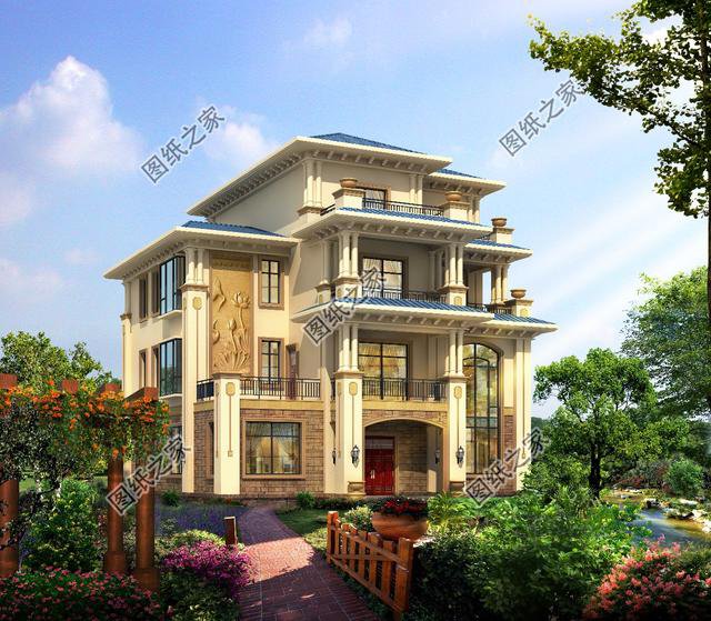 最新款農(nóng)村三層半別墅圖紙，必將成為農(nóng)村里數(shù)一數(shù)二的人