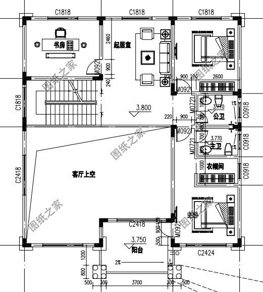 最新款農(nóng)村三層半別墅圖紙，必將成為農(nóng)村里數(shù)一數(shù)二的人