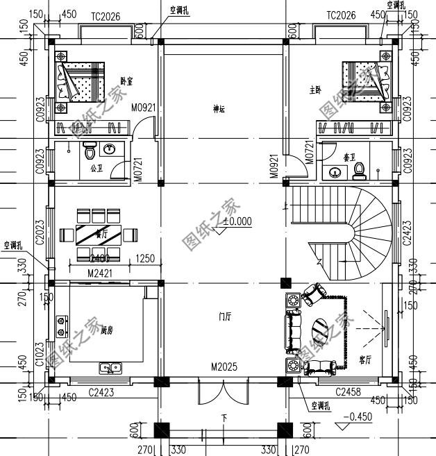 最新款農(nóng)村三層半別墅圖紙，必將成為農(nóng)村里數(shù)一數(shù)二的人