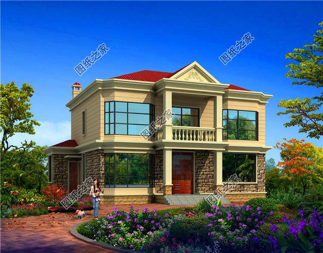 農(nóng)村自建房設(shè)計(jì)圖15×12米，簡約大氣，內(nèi)部結(jié)構(gòu)簡單明了