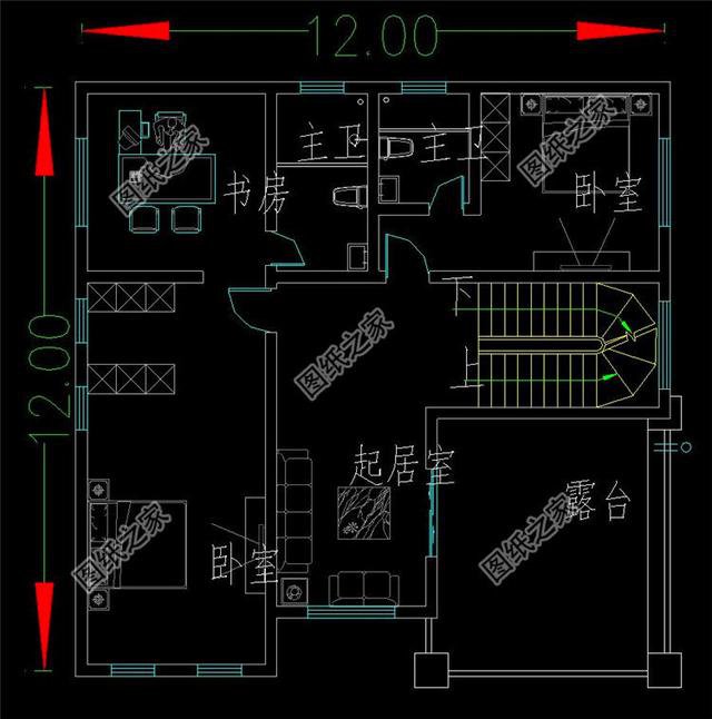 農(nóng)村簡單實用三層復(fù)式樓圖，第二款真大氣，適合大眾的好戶型
