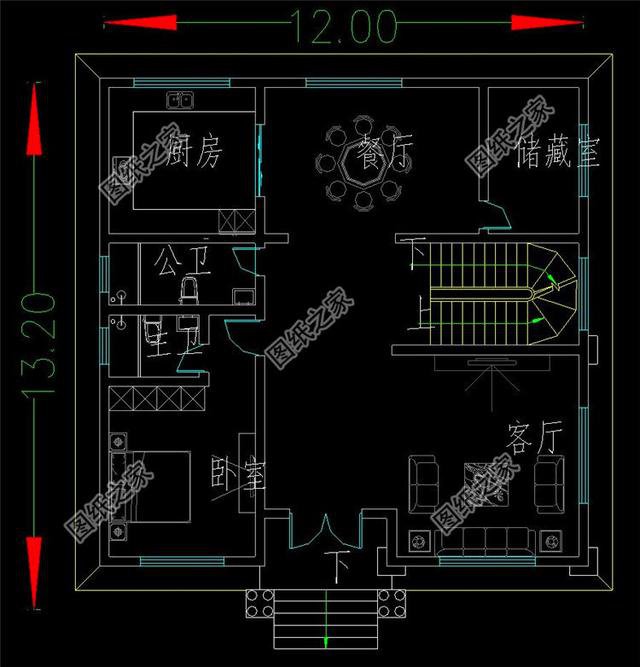 農(nóng)村簡單實用三層復(fù)式樓圖，第二款真大氣，適合大眾的好戶型