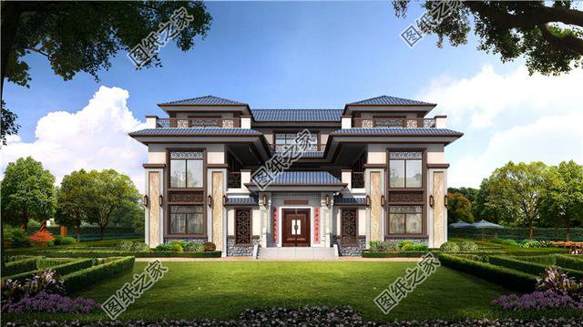 帶土灶農(nóng)村三層自建房效果圖,做飯都是兒時(shí)的味道