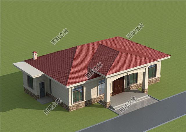 自建房一層大平層戶型圖，簡潔實(shí)用，一家人住得舒服