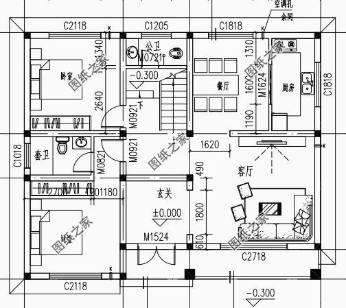 五款經(jīng)典農(nóng)村一層一樓建房設(shè)計(jì)圖，蓋好比別墅都美