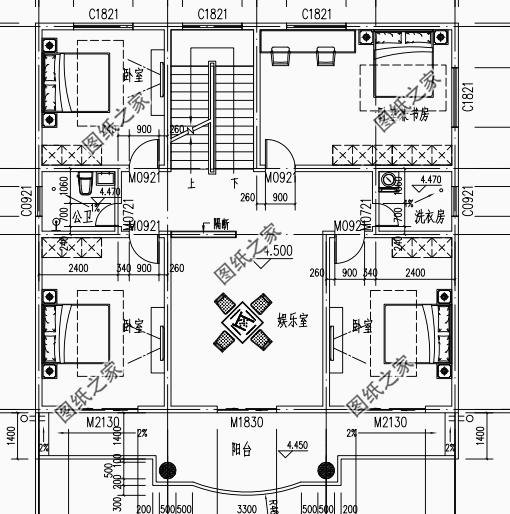 農(nóng)村別墅平屋頂設(shè)計(jì)圖，晾曬糧食，屋頂美夢(mèng)，開(kāi)個(gè)爬梯，樣樣不誤