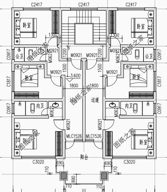 農(nóng)村二層羅馬柱別墅外形圖，讓你的別墅漂亮大氣，透露著氣質(zhì)