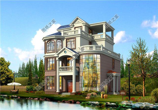 農(nóng)村四層漂亮樓房設(shè)計圖，比城堡還漂亮，你們覺得呢？