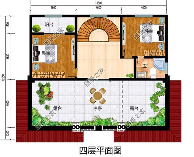 農(nóng)村四層漂亮樓房設(shè)計圖，比城堡還漂亮，你們覺得呢？