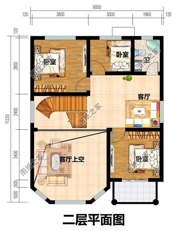 3款一百平方農(nóng)村建房圖，這三款三層小樓被村里人搶著建，喜歡就收藏