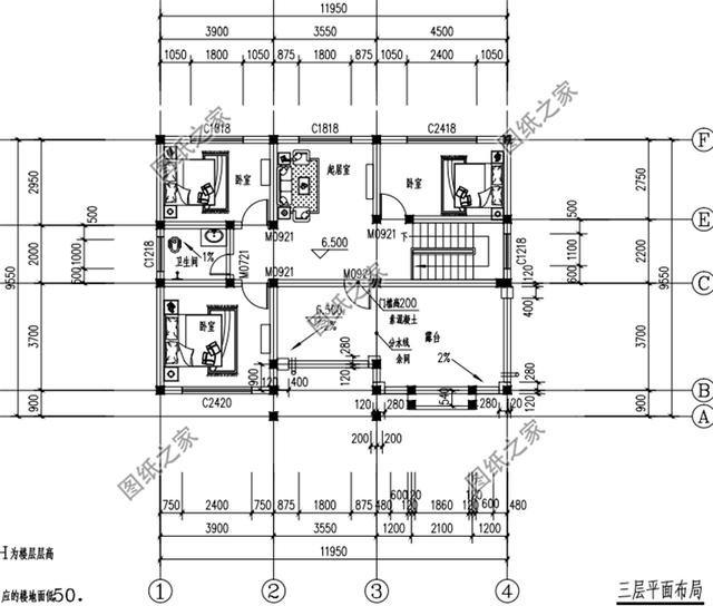 3款一百平方農(nóng)村建房圖，這三款三層小樓被村里人搶著建，喜歡就收藏