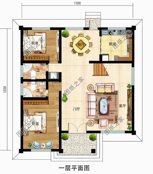 2024年新款別墅圖兩層半戶型圖，建成圖和想象中的幾乎一模一樣
