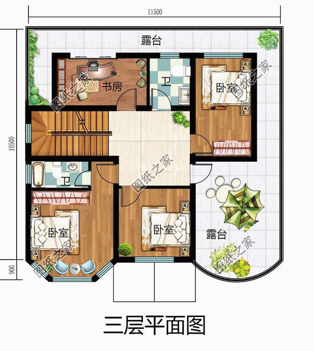 120平自建房設(shè)計(jì)圖紙，農(nóng)村自建房推薦，喜歡就收藏吧