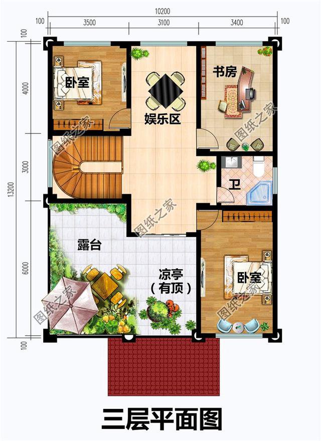 歐式獨(dú)棟三層別墅設(shè)計(jì)圖，趕快收藏圖紙吧，開(kāi)春就建房