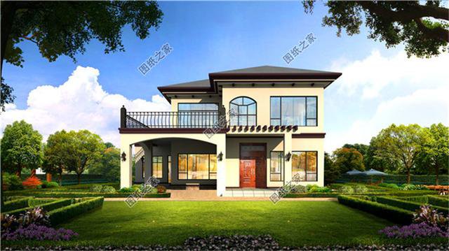 現(xiàn)代最美二層別墅，走在潮流時(shí)尚的前端，農(nóng)村一般不敢建