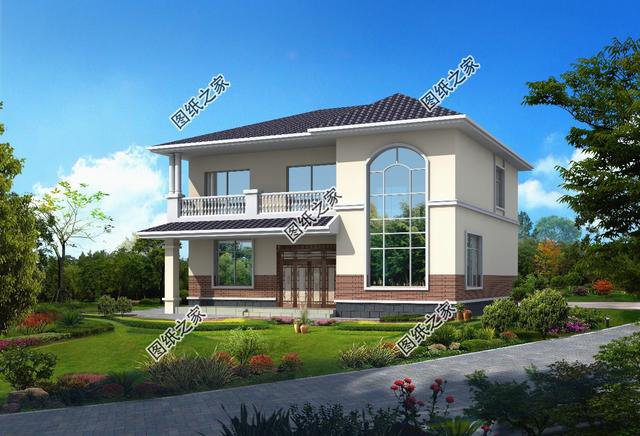 農(nóng)村二層小別墅圖片，戶型合理外觀也不賴，總有一款是你中意的