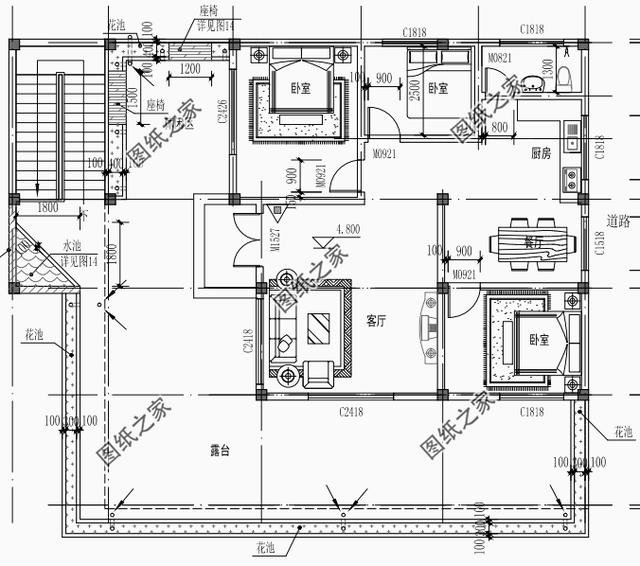 農(nóng)村二層小別墅圖片，戶型合理外觀也不賴，總有一款是你中意的