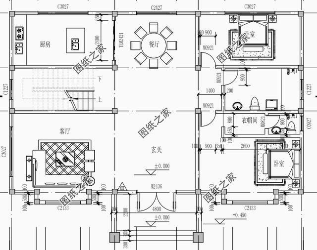 農(nóng)村二層小別墅圖片，戶型合理外觀也不賴，總有一款是你中意的